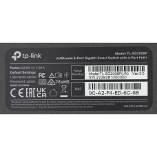 Коммутатор TP-Link JetStream SG2008P (L2) 8x1Гбит/с 4PoE+ 62W управляемый