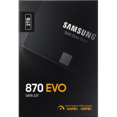 Твердотельный накопитель SSD Samsung SATA III 2Tb MZ-77E2T0BW 870 EVO 2.5"