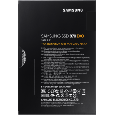 Твердотельный накопитель SSD Samsung SATA III 2Tb MZ-77E2T0BW 870 EVO 2.5"
