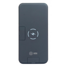 Мобильный аккумулятор Cactus CS-PBFSQT-10000 10000mAh 3A 1xUSB беспроводная зарядка черный