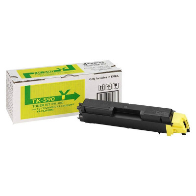 Картридж лазерный Kyocera TK-580Y 1T02KTANL0 желтый (2800стр.) для Kyocera FS-C5150DN
