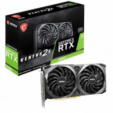 Видеокарта MSI PCI-E 4.0 RTX 3060 VENTUS 2X 12G OC NVIDIA GeForce RTX 3060 12288Mb 192 GDDR6 1680/15000 HDMIx1 DPx3 HDCP Ret