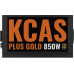 Блок питания Aerocool ATX 850W KCAS PLUS GOLD 850W ARGB 80+ gold 24+2x(4+4) pin APFC 120mm fan color LED 8xSATA RTL