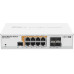 Коммутатор MikroTik CRS112-8P-4S-IN 8x1Гбит/с 4SFP 8PoE+ управляемый