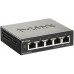 Коммутатор D-Link DGS-1100-05V2/A1A (L2) 5x1Гбит/с настраиваемый