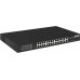 Коммутатор Osnovo SW-62422(400W) 26x100Мбит/с 2xКомбо(1000BASE-T/SFP) 24PoE+ 400W неуправляемый