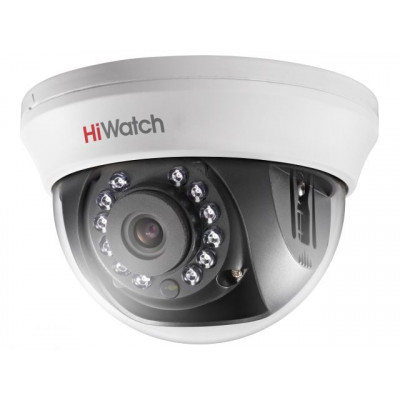 Камера видеонаблюдения аналоговая HiWatch DS-T201(B) (2.8 mm) 2.8-2.8мм HD-CVI HD-TVI цветная корп.:белый