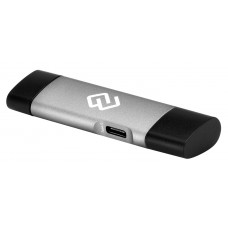 Устройство чтения карт памяти USB 2.0/Type C Digma CR-СU2520-G серый
