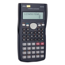 Калькулятор научный Deli ED82MS темно-синий 10+2-разр.