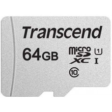 Флеш карта microSDXC 64Gb Class10 Transcend TS64GUSD300S w/o adapter