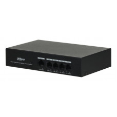 Коммутатор Dahua DH-PFS3005-4ET-36 (L2) 4x100Мбит/с 4PoE+ 36W неуправляемый