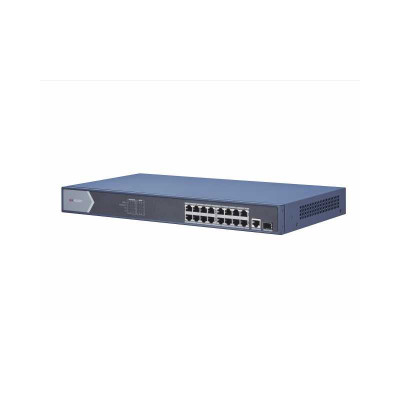 Коммутатор Hikvision DS-3E0518P-E 17G 1SFP 16PoE+ 230W неуправляемый