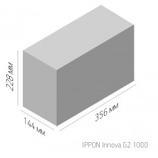 Источник бесперебойного питания Ippon Innova G2 1000 900Вт 1000ВА черный