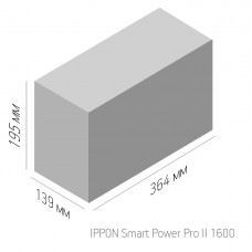 Источник бесперебойного питания Ippon Smart Power Pro II 1600 960Вт 1600ВА черный