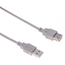 Кабель Buro BHP RET USB_AF30 USB A(m) USB A(f) 3м серый блистер