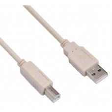 Кабель Buro USB2.0-AM/BM-3 USB A(m) USB B(m) 3м серый