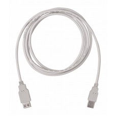 Кабель-удлинитель Buro Reversible USB A(m) USB A(f) 1.8м серый