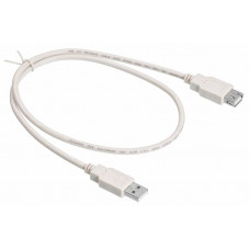 Кабель-удлинитель Buro USB2.0-AM-AF-0,75M USB A(m) USB A(f) 0.75м белый