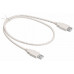 Кабель-удлинитель Buro USB2.0-AM-AF-0,75M USB A(m) USB A(f) 0.75м белый