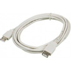 Кабель-удлинитель Ningbo USB A(m) USB A(f) 3м серый