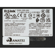 Коммутатор D-Link DGS-1250-28X/A1A 24x1Гбит/с 4SFP+ управляемый
