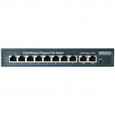 Коммутатор Osnovo SW-21000/A(120W) (L2) 8PoE 120W неуправляемый