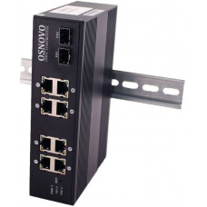 Коммутатор Osnovo SW-60802/IC 8x100Мбит/с 2SFP 8PoE 200W неуправляемый