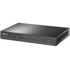 Коммутатор TP-Link TL-SG1210MPE (L2) 10x1Гбит/с 1xКомбо(1000BASE-T/SFP) 8PoE+ 123W настраиваемый