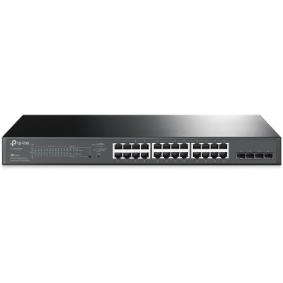 Коммутатор TP-Link SG2428P (L2+) 24x1Гбит/с 4SFP 24PoE+ 250W управляемый