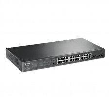 Коммутатор TP-Link SG2428P (L2+) 24x1Гбит/с 4SFP 24PoE+ 250W управляемый