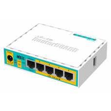 Роутер MikroTik hEX PoE lite (RB750UPR2) 10/100BASE-TX белый