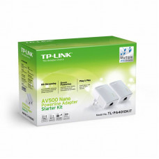 Сетевой адаптер Powerline TP-Link TL-PA4010 KIT AV600 Fast Ethernet