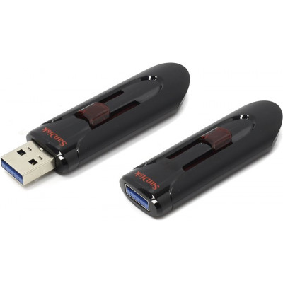 Флеш Диск Sandisk 16Gb Cruzer Glide SDCZ600-016G-G35 USB3.0 черный