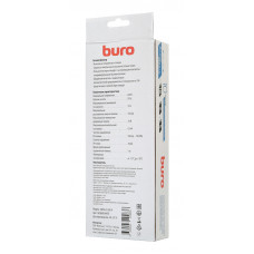Сетевой фильтр Buro 500SH-5-SW-W 5м (5 розеток) белый (коробка)