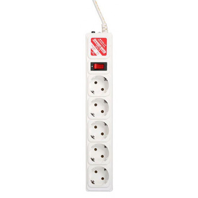 Сетевой фильтр Powercube SPG-B-6-WHITE 1.9м (5 розеток) белый (коробка)
