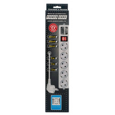 Сетевой фильтр Powercube SPG-B-6-WHITE 1.9м (5 розеток) белый (коробка)