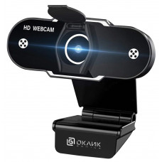 Камера Web Оклик OK-C012HD черный 1Mpix (1280x720) USB2.0 с микрофоном