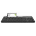 Клавиатура A4Tech Fstyler FBK25 черный/серый USB беспроводная BT/Radio slim Multimedia
