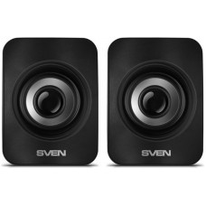 Колонки Sven 130 2.0 черный 6Вт портативные