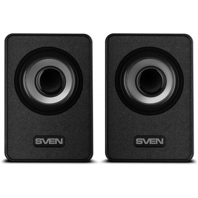Колонки Sven 135 2.0 черный 6Вт портативные