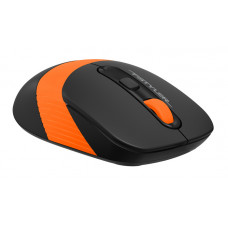Мышь A4Tech Fstyler FG10 черный/оранжевый оптическая (2000dpi) беспроводная USB (4but)