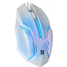 Мышь Defender Cyber MB-560L белый оптическая (1200dpi) USB для ноутбука (2but)