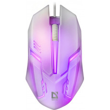 Мышь Defender Cyber MB-560L белый оптическая (1200dpi) USB для ноутбука (2but)