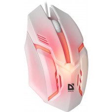 Мышь Defender Cyber MB-560L белый оптическая (1200dpi) USB для ноутбука (2but)