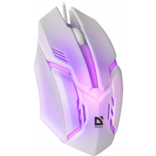 Мышь Defender Cyber MB-560L белый оптическая (1200dpi) USB для ноутбука (2but)