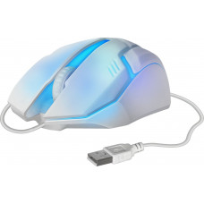 Мышь Defender Cyber MB-560L белый оптическая (1200dpi) USB для ноутбука (2but)