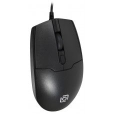 Мышь Оклик 147M черный оптическая (1600dpi) USB (4but)