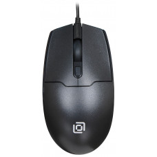 Мышь Оклик 147M черный оптическая (1600dpi) USB (4but)
