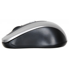 Мышь Оклик 435MW черный/серый оптическая (1600dpi) беспроводная USB для ноутбука (4but)