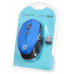 Мышь Оклик 488MW черный/синий оптическая (1600dpi) беспроводная USB для ноутбука (4but)